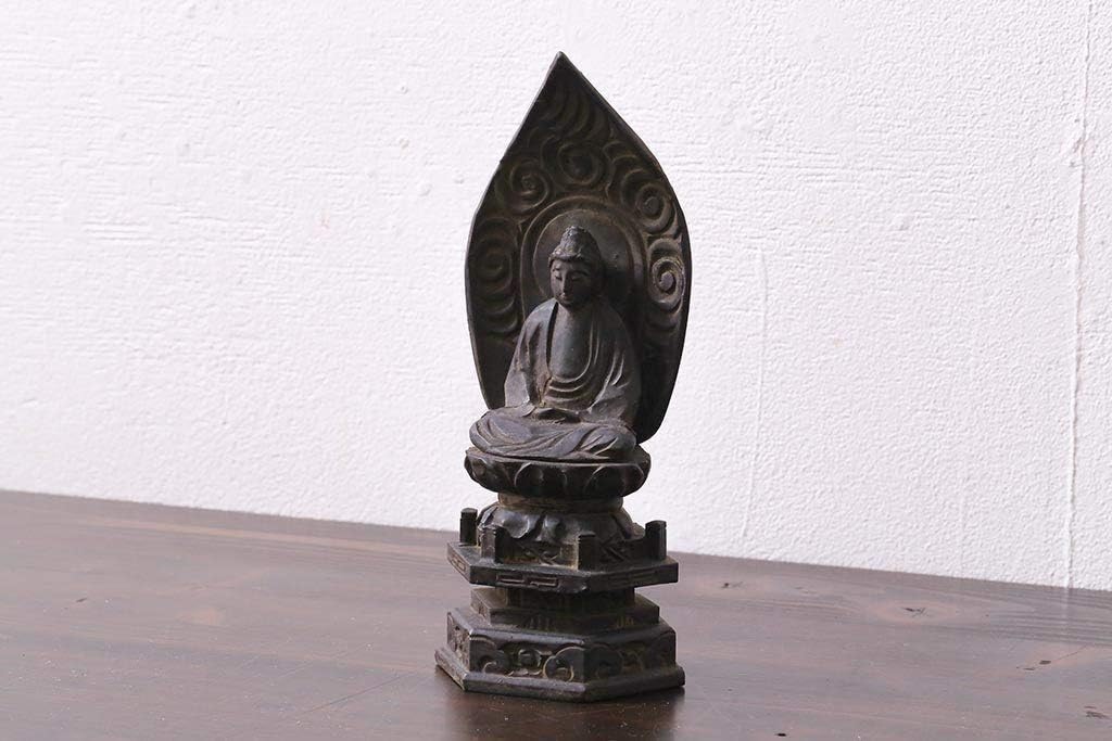 1.2Kg モリオン 純天然 黒水晶 手彫り 観音 置物T130-2071 超希少モスアゲート、水晶、共生彫刻 超希少モスアゲート、水晶