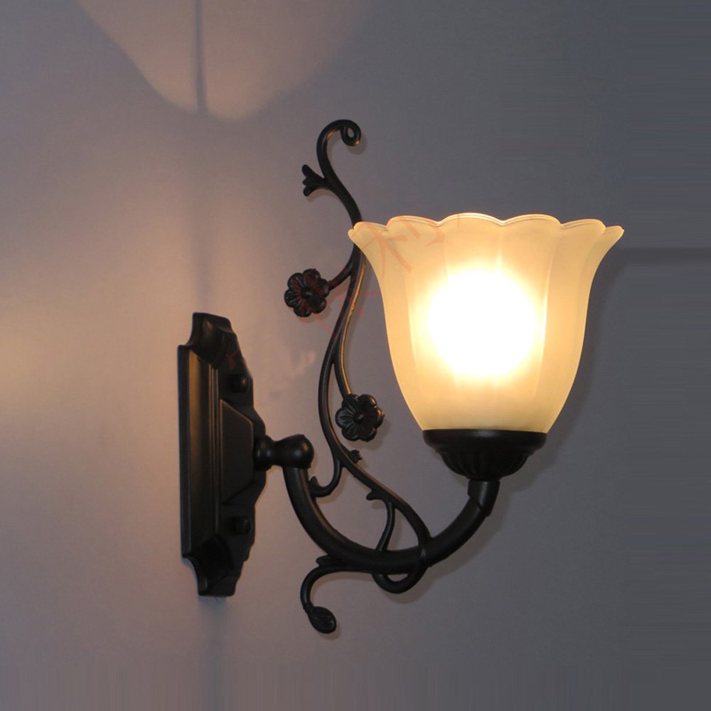 European-style dormitorio noche Lámparas de pared antiguo restaurante luces de pared de pasillo sala de estar escaleras accesorios de iluminación
