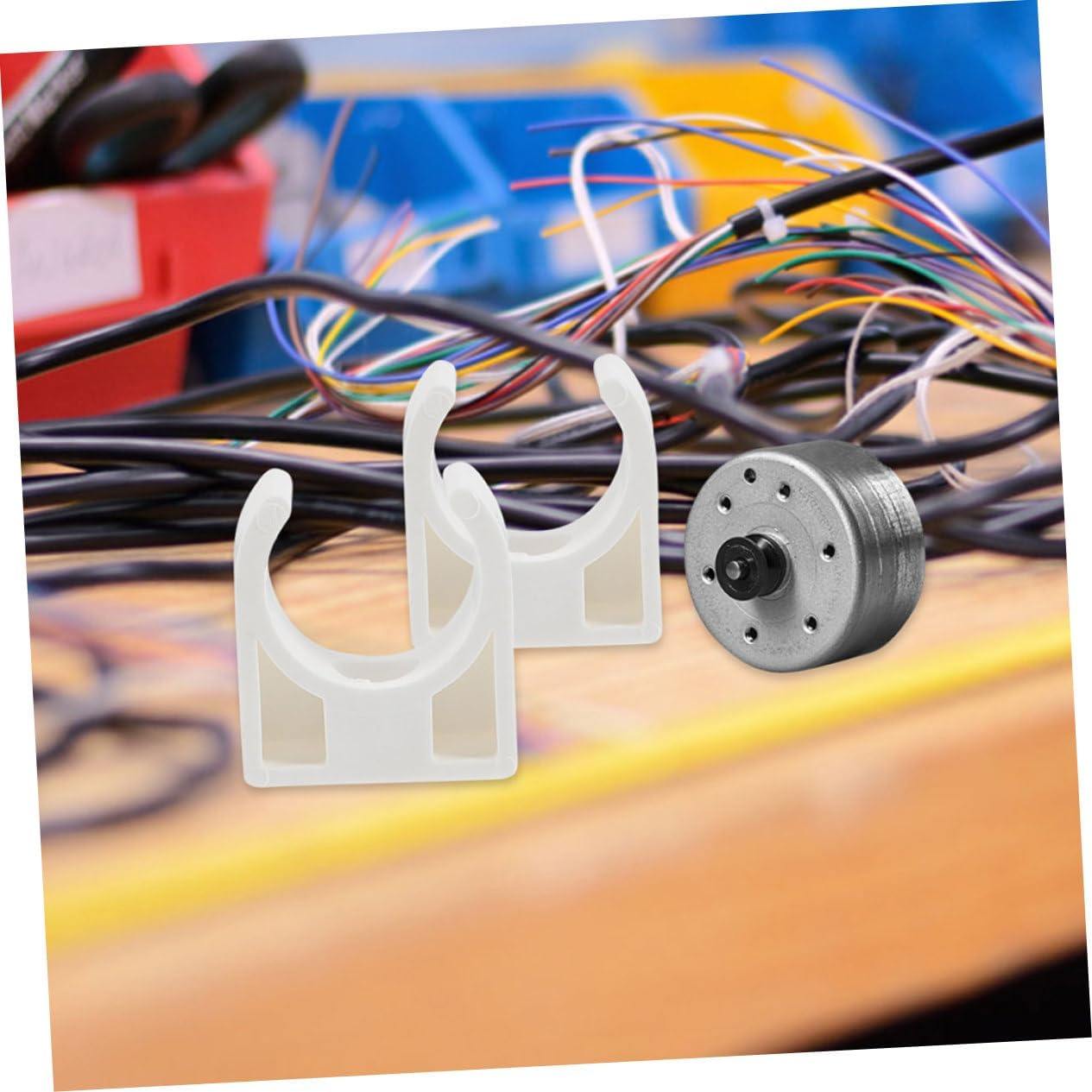 20pcs Motor Clamp Small Motor Mounting Brackets Electric Mounting Brackets