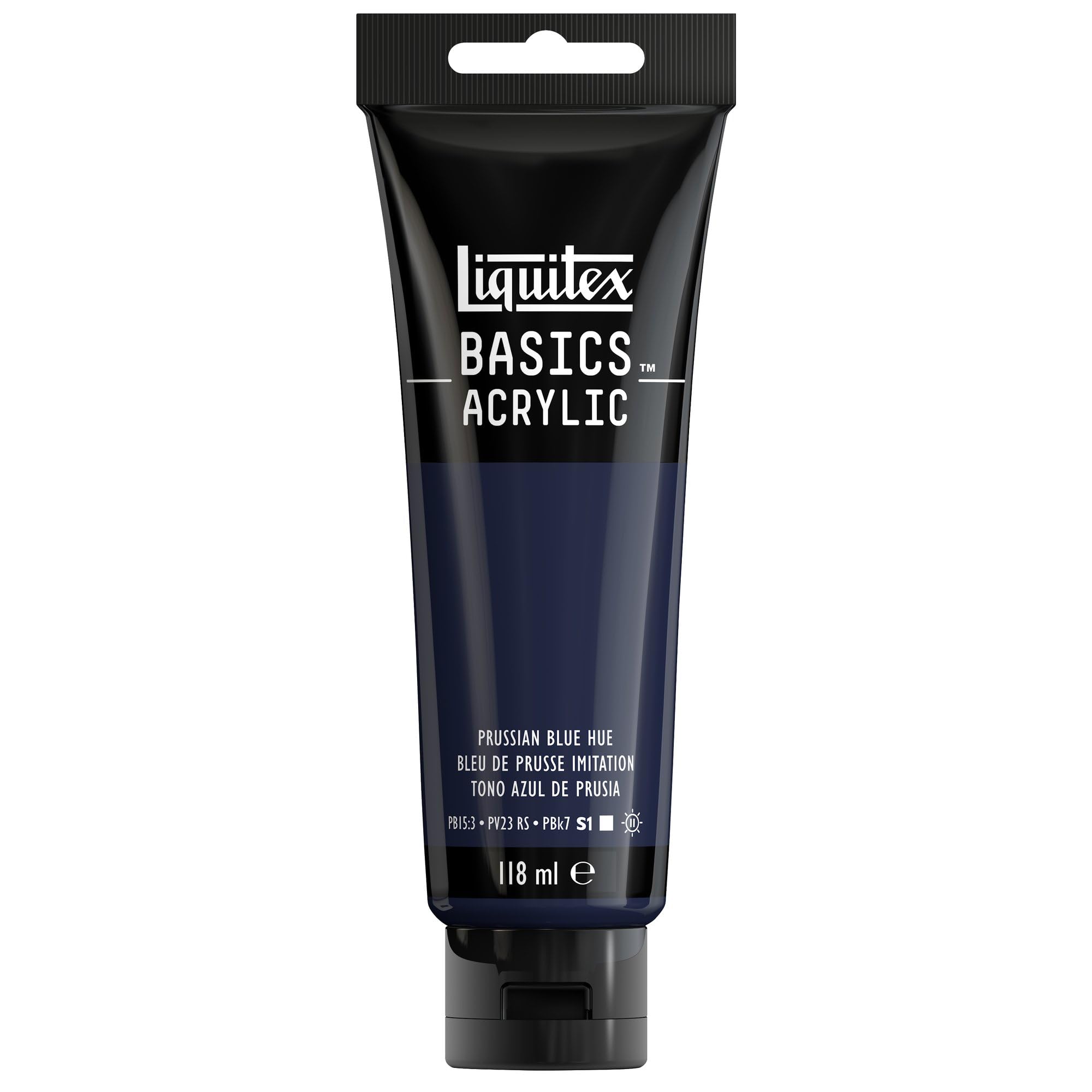 LIQUITEX Basics Acrylic Paint, Prussian Blue Hue, 118 ml Tube