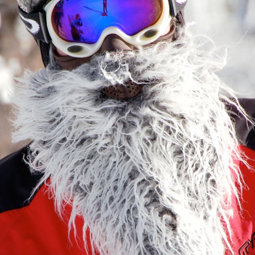 Beardski Harlee Gray Ski Mask, Gray - Thumbnail 3