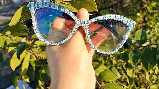 Amazon.com: willochra oversized Cat Eye Presbyopia Reader Diamond