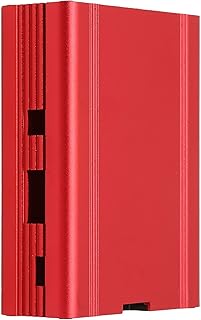 Aluminum Alloy Case CircuitHeat Dissipation Enclosure for Raspberry Pi Board Heat Dissipation Protective Enclosure for Raspberry Pi (Red)