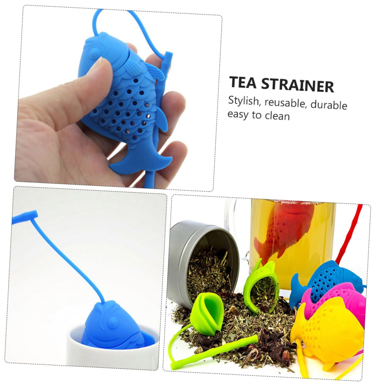 TOPBATHY 12piezas Infusores De De Forma De Filtros Reutilizables Para Infusiones Mixtos Perfectos Para Variedades De y Especias