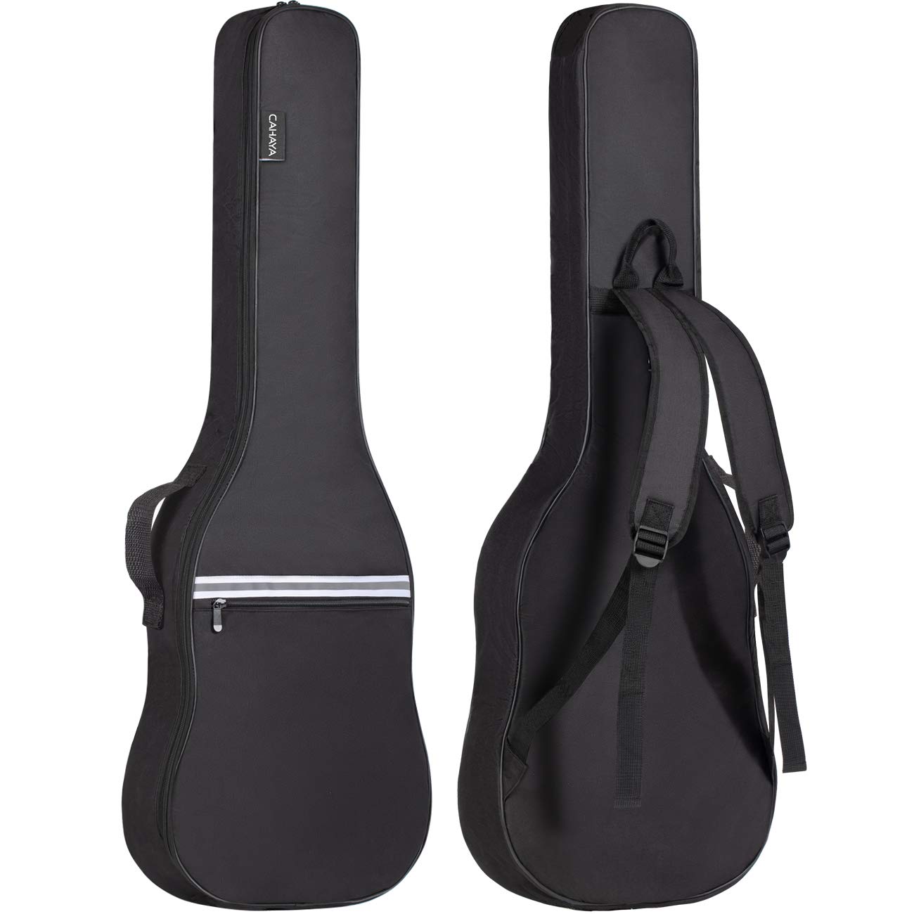 CAHAYA CY0225 Electric Guitar Gig Bag Waterproof with Reflective Straps Suitable for 40 Inch Electric Guitar