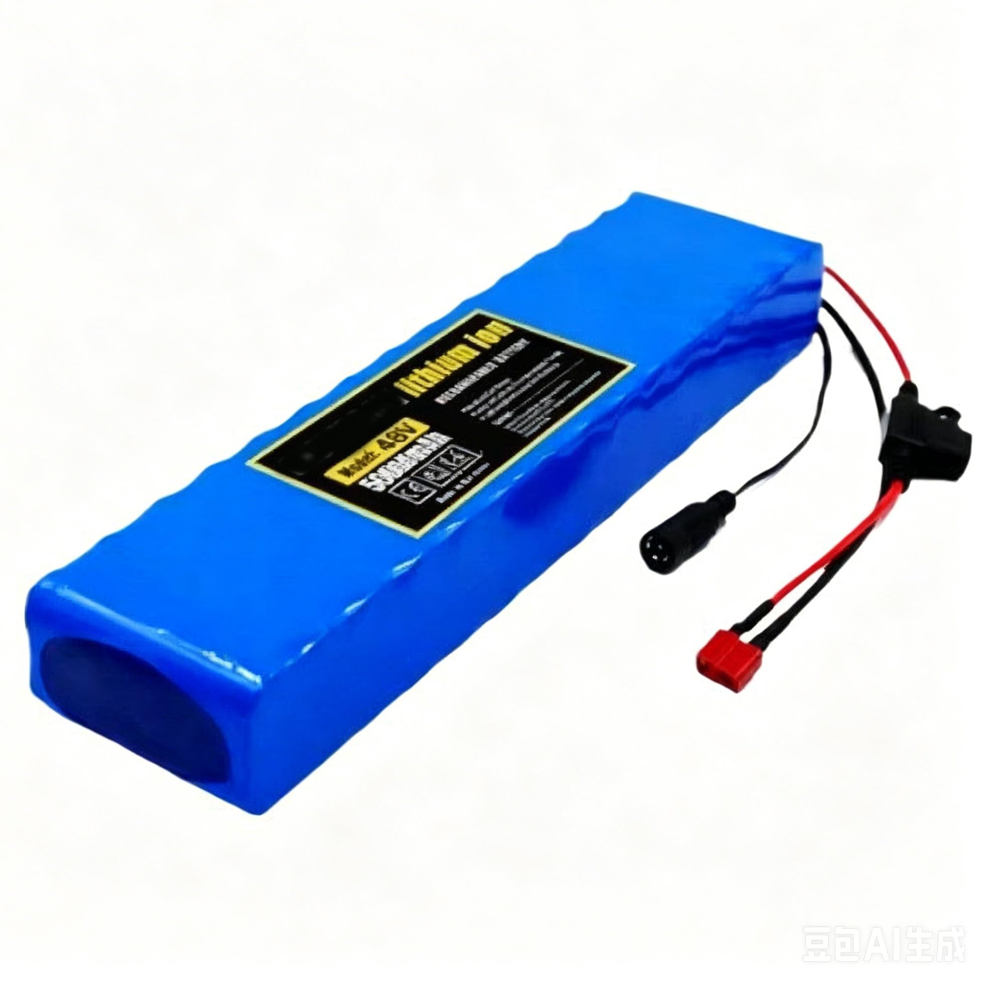 Pacco batteria al litio for bicicletta elettrica 48V 50Ah, adatto for motore for bicicletta da 1000 W, sostituzione ricaricabile agli ioni di litio con piastra protettiva