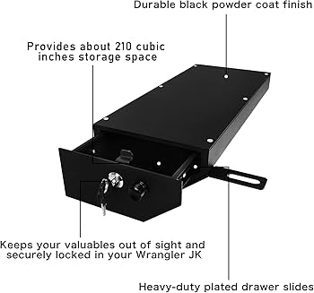 Amazon | Hooke Road ラングラー シート下ロックストレージ