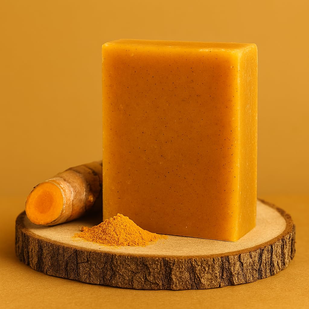 Turmeric Kojic Acid Soap Bar for Face & Body – Natural Hand crafted Cleansing Soap for Even Skin Tone – Gentle Daily Soap for All Skin Types – Natural Solutions N.M.S. – 3.5 oz image 4