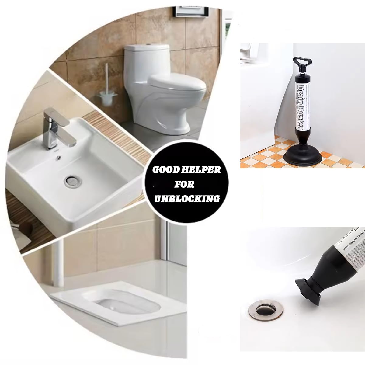 Deboucheur Canalisation,Ventouse Deboucheur,Deboucheur Wc,DéBoucheur à Ventouse à Air Comprimé Ultra-Puissant,Forte Puissance D'Aspiration,Pour Cuisine,Salle De Bain,Dredge Tuyau,éGouts