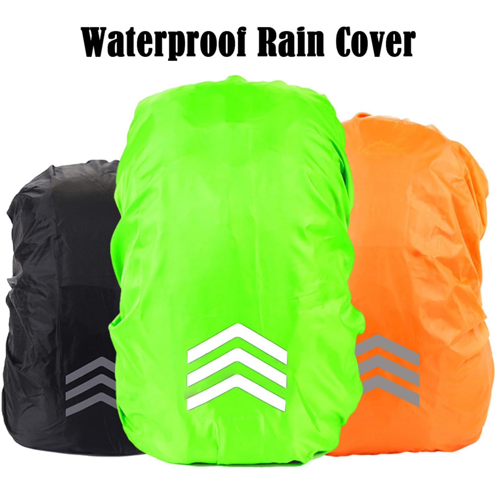 Funda Impermeable Mochila Outdoor Backpack Waterproof Rain Cover Reflective Bag Dust For Hiking Mountaineering Travel 18-45L Use