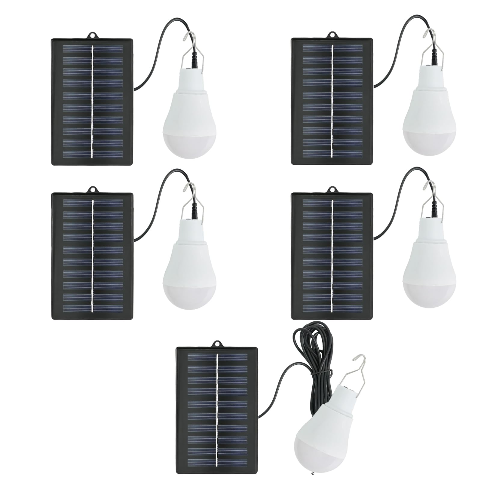 Photo 1 of PEDOBALI 5 Pcs Solar Light Bulbs LED Waterproof Bulb Portable Emergency Solar Powered Light, for Indoor Outdoor Camping Night Fishing