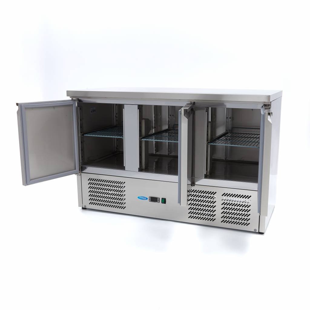 Maxima Réfrigérateur de comptoir - 137 cm - 3 portes