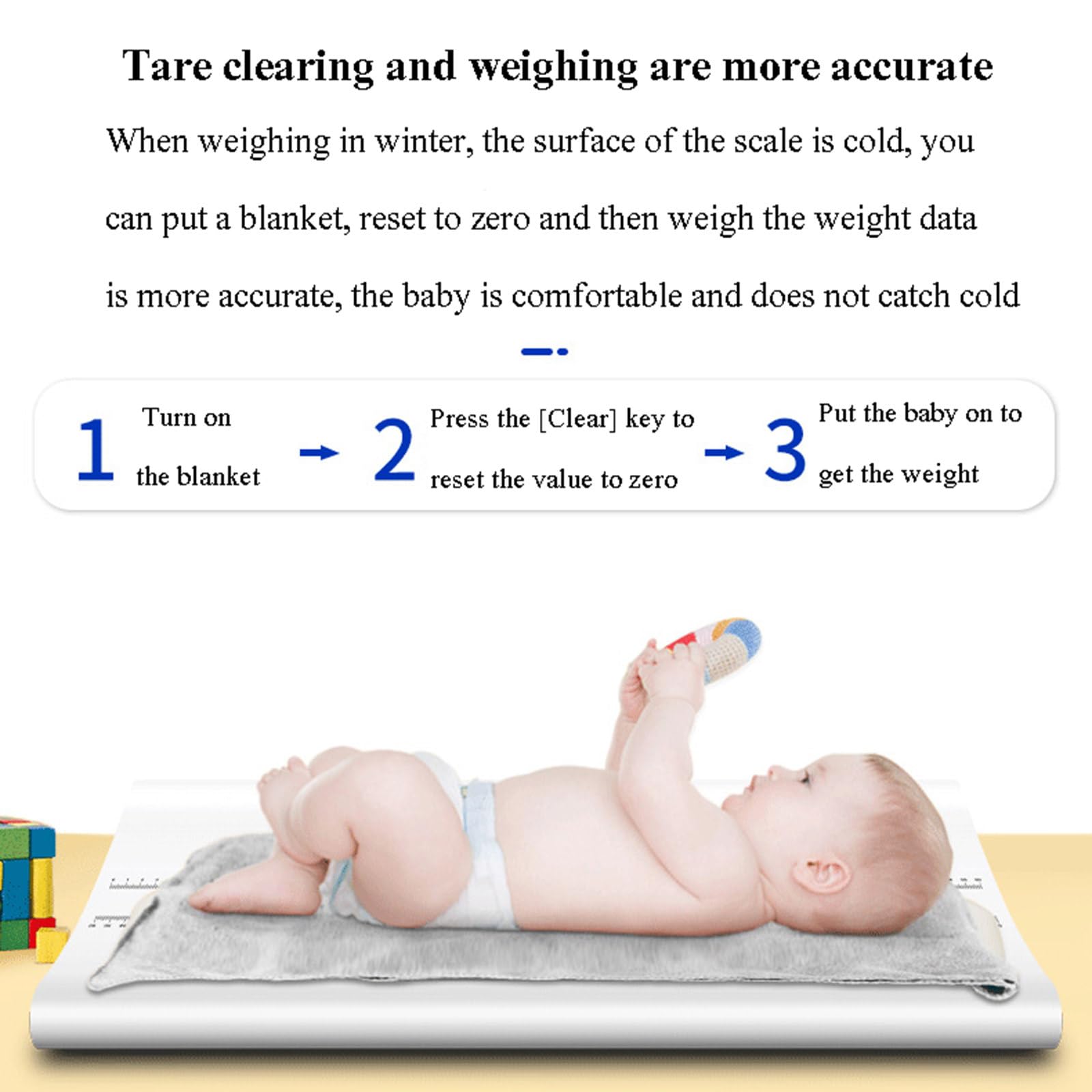 Tragbare Haustier-Babywaage mit LCD-Großbildschirm, intelligente Verriegelung, Tara-Wiegung, multifunktionale elektronische Waage mit Tablett