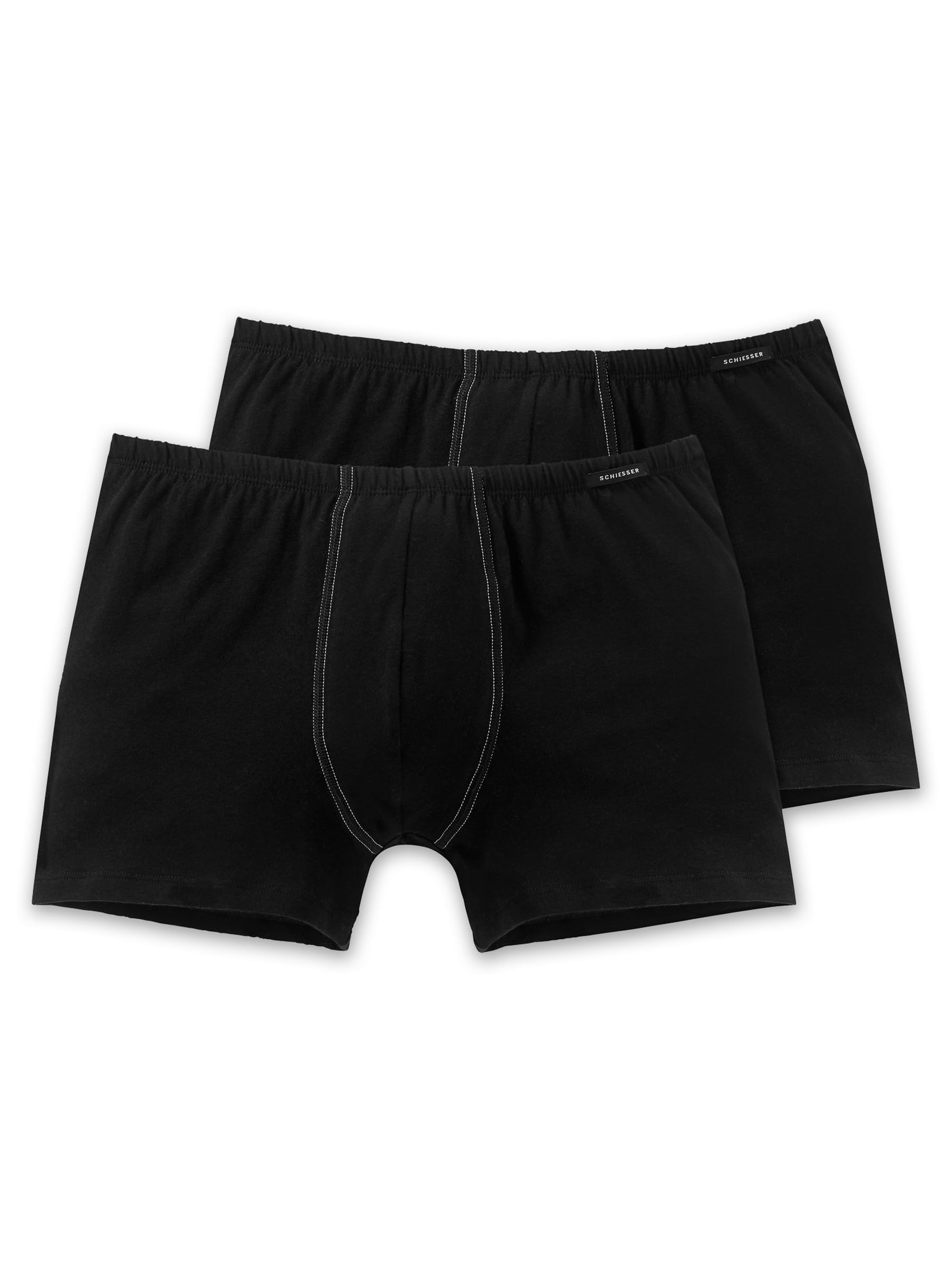 schiesser mens 2 Pack Boxershorts Mit Weichem Bund - Essentials-picture-24