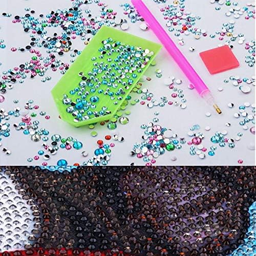 Miniatura 4 de Caja de pañuelos de pintura de diamante DIY Pintura de diamante en forma especial Accesorios de decoración para el hogar