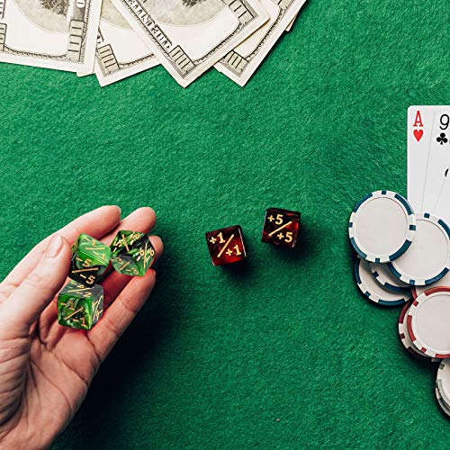 48 Pcs Magic The Gathering Token Dice Counters Marble Cube D6 Dice Loyalty Dice Compatible With Mtg Card Gaming Accessories Ccg Creature Stats, 4 Colors #TOP6