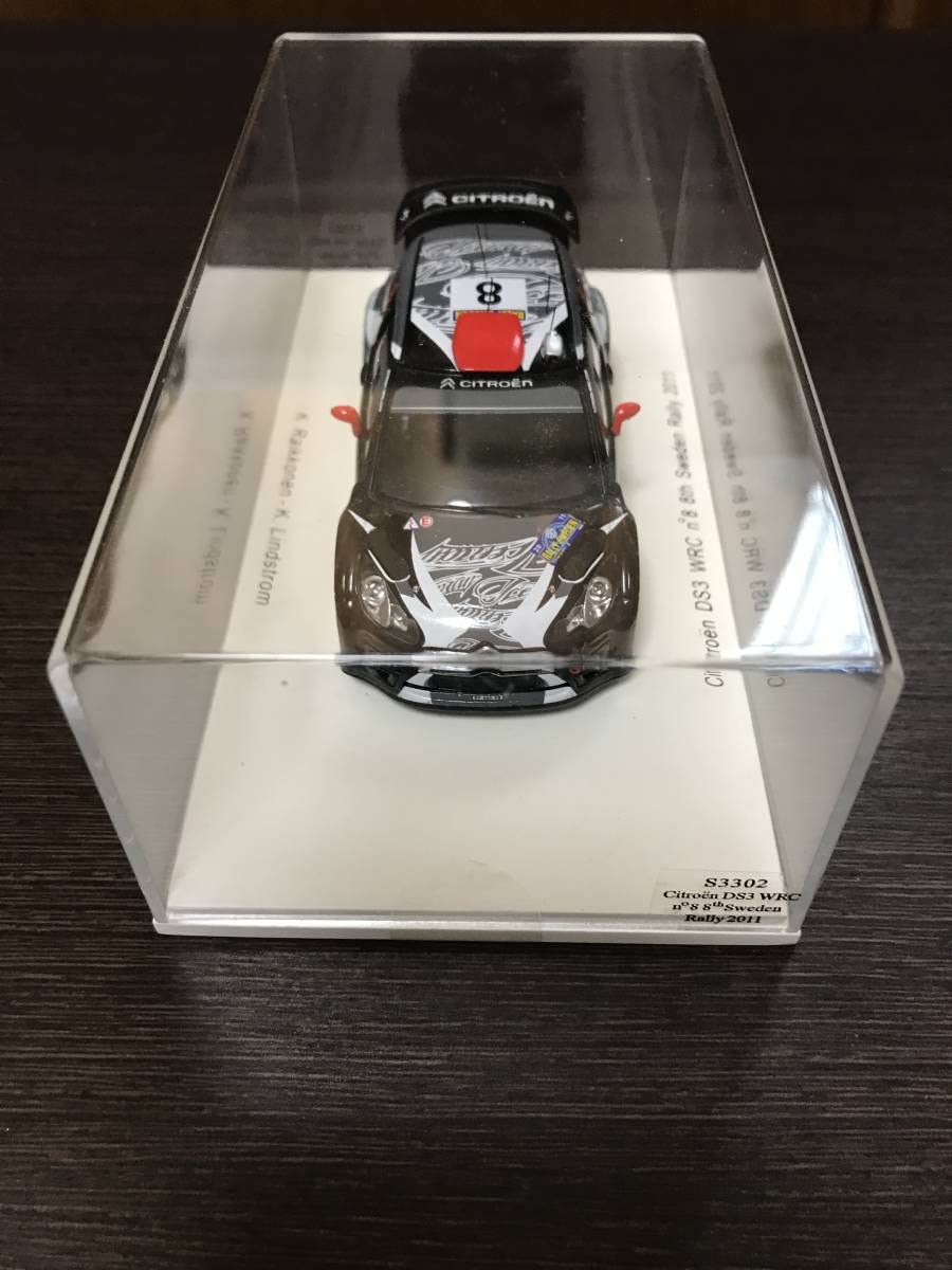 Amazon | 1/43 Spark シトロエン・DS3 WRC #8 K.ライコネン組 ラリー
