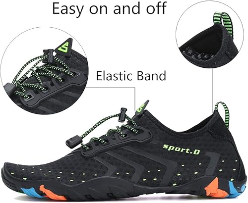 Miniatura 4 de Zapatos acuáticos para mujer y hombre, de secado rápido, calcetines acuáticos para natación, playa, surf, buceo, piscina, yoga, aeróbicos, deportes