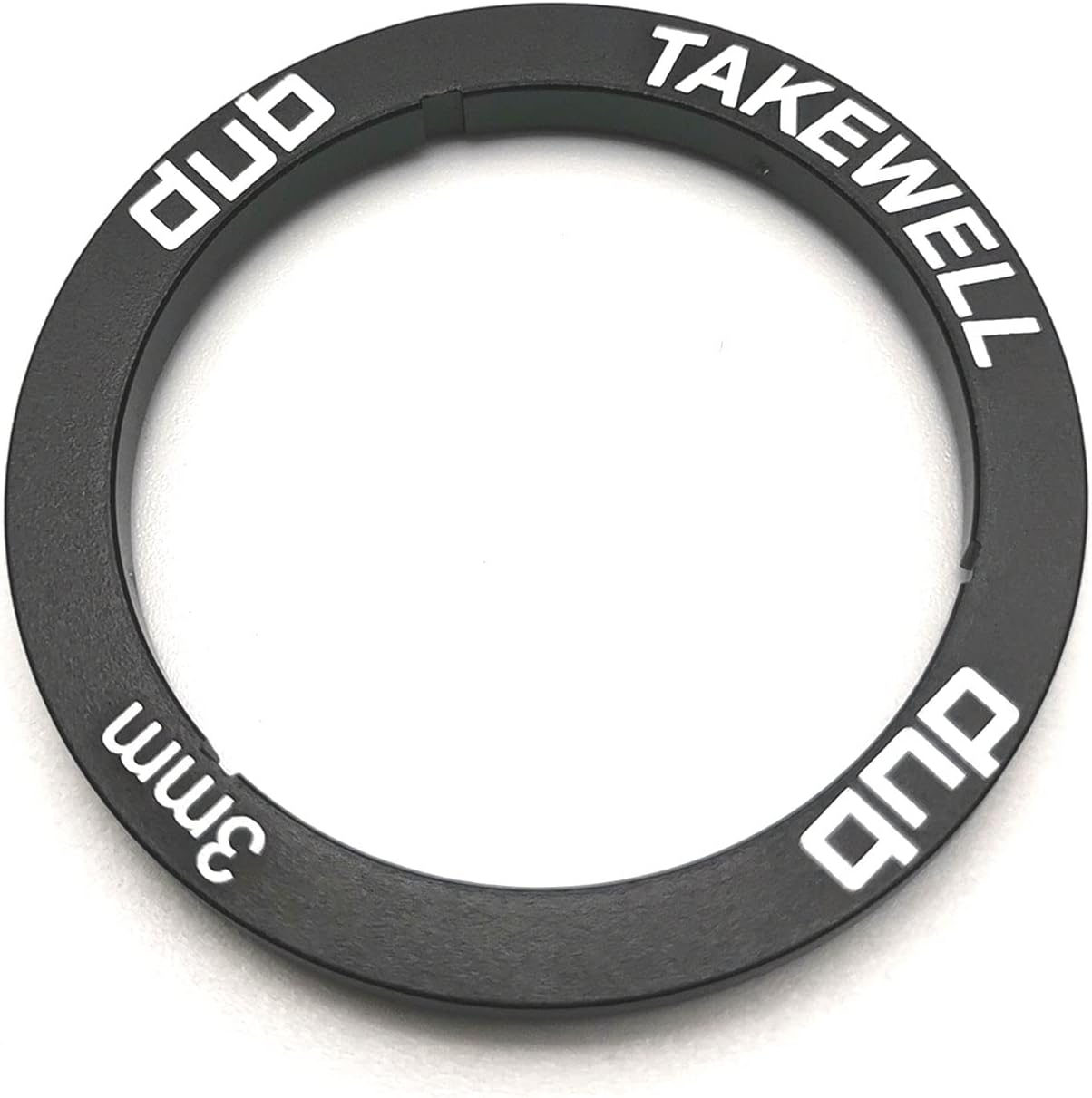 Dub Bottom Bracket Spacer for SRAM Dub Bottom Bracket Installation, Aluminum, Black, 1 PCS, Size: 3mm. The Aluminum Alloy Spacer Replaces Plastic Spacer.