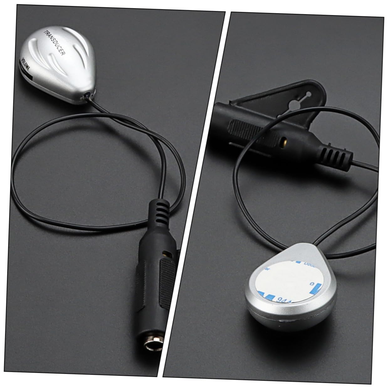 Supvox 3stücke Akustischer Gitarren-pickup Mit Volumenregelung Piezoelektrischer Mikrofon-tonabnehmer Installieren Für Folk-gitarre Und Ukulele Präzise Klangerfassung Gitarrenzubehör