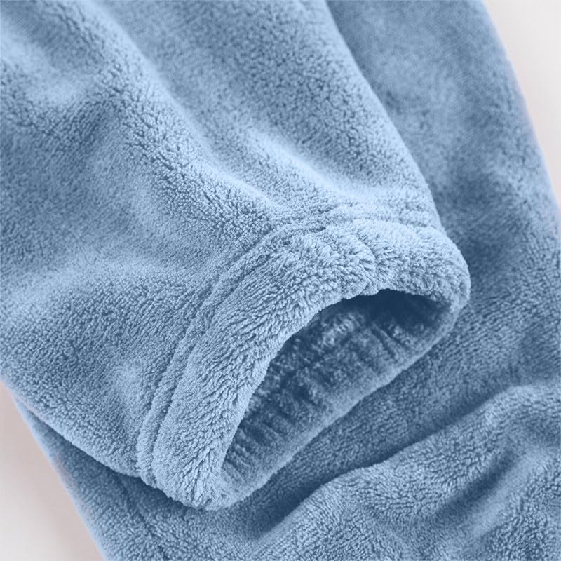Flannel Pajamas For Women Set Winter Warm Fleece Loungewear Outfits - image 6