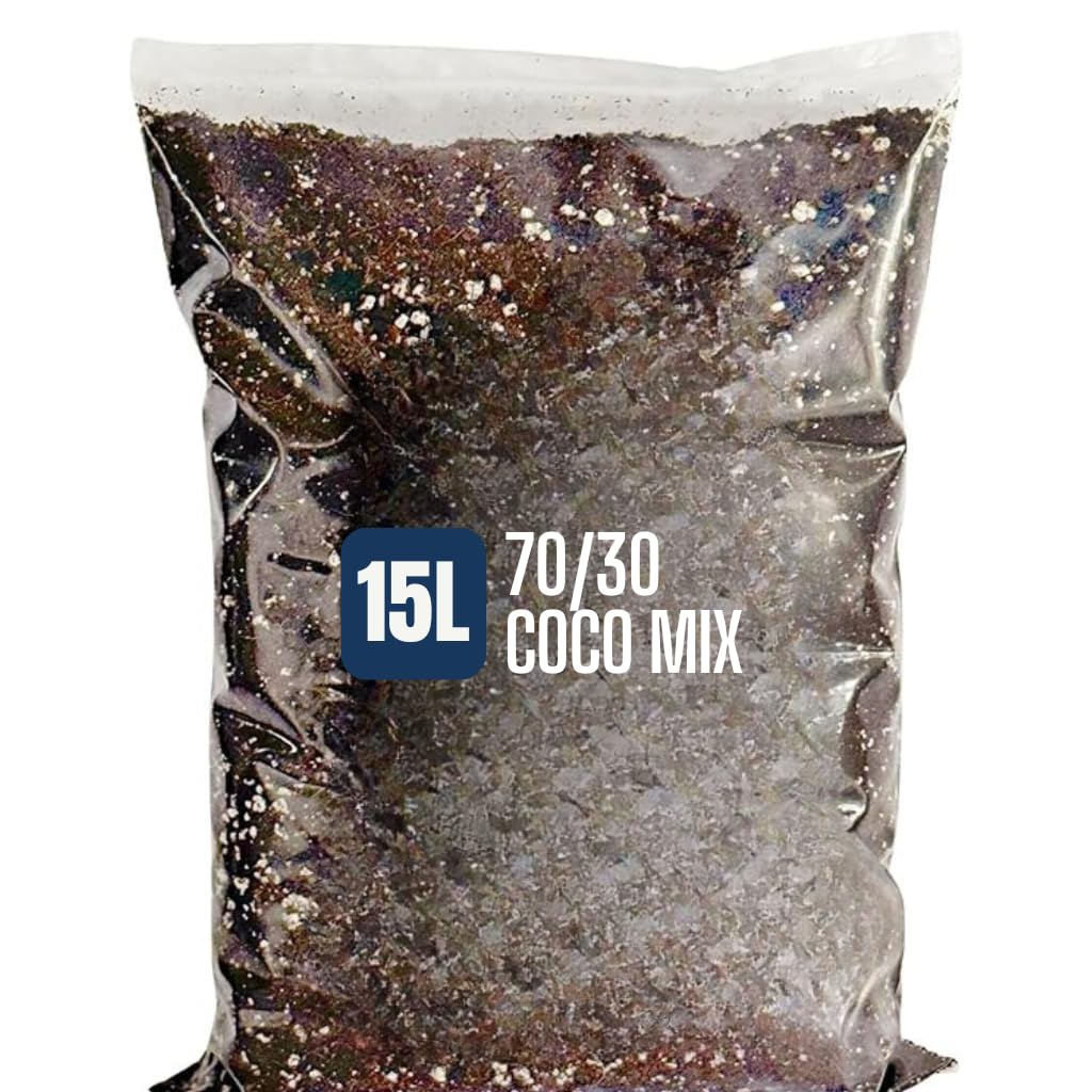 Coco Perlite Mix 70/30 Enhanced Potting Soil Mix for Optimal Plant Growth and Health (15l)