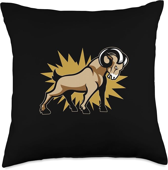 Astronomy Star Sign Horoscope Zodiac Sign Aries Throw Pillow