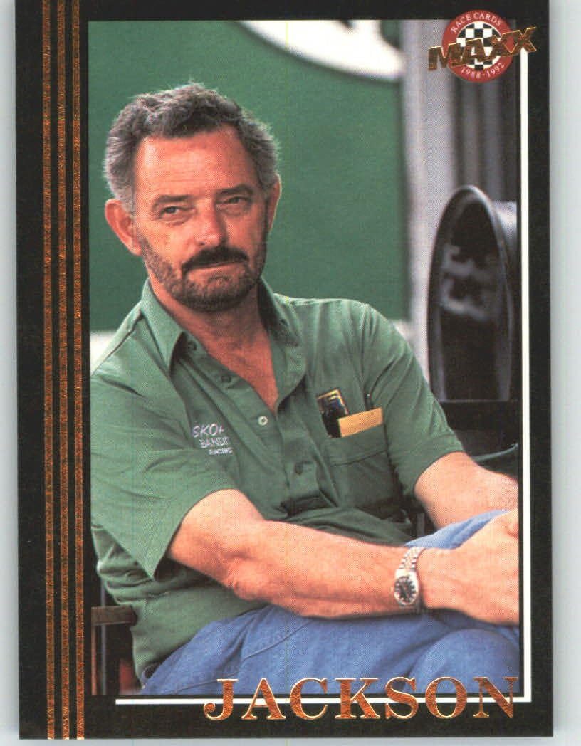 1992 Maxx Black Racing Card # 105 Leo Jackson - NASCAR Trading Cards!