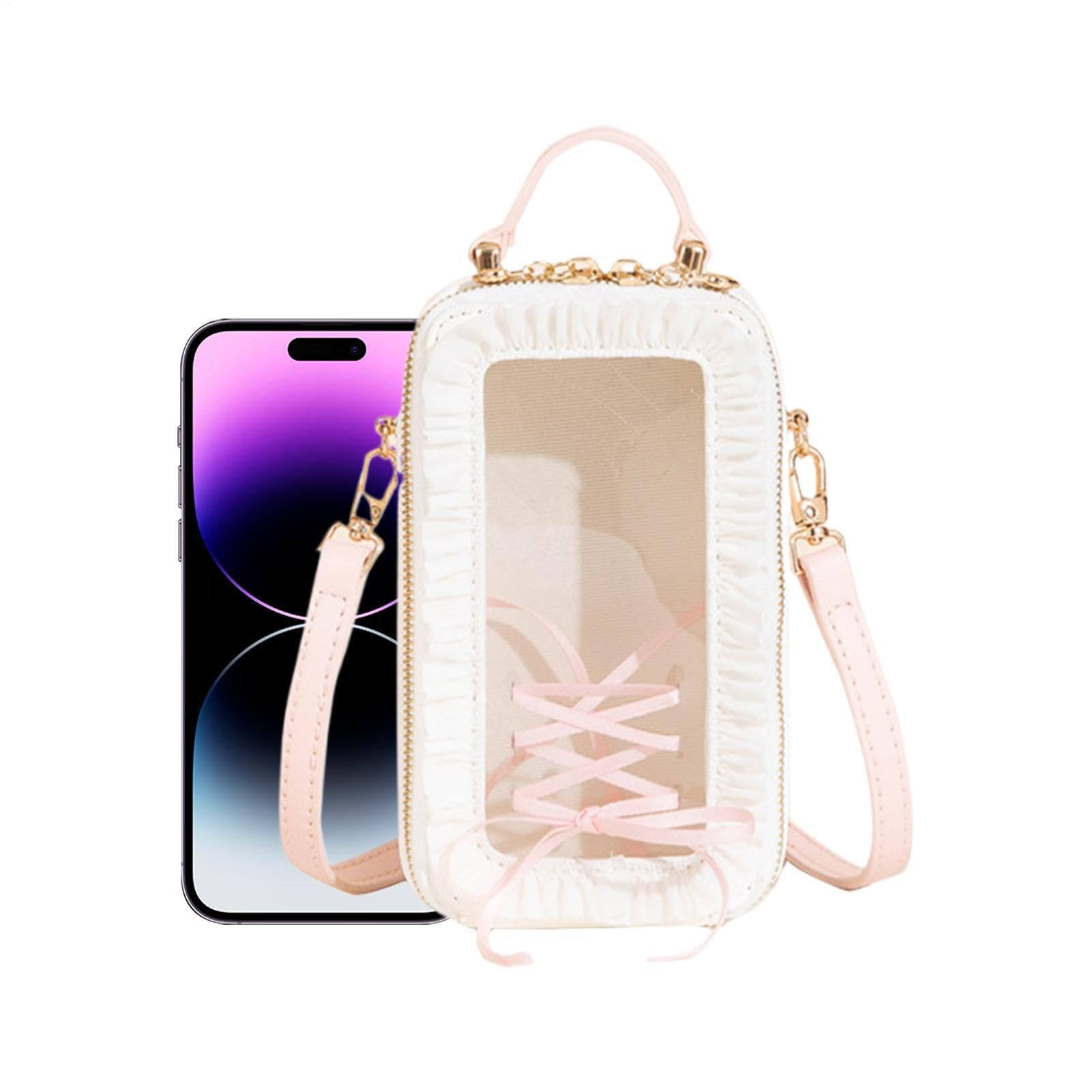 Funda de muñeca de peluche, resistente al polvo con asa y transparente