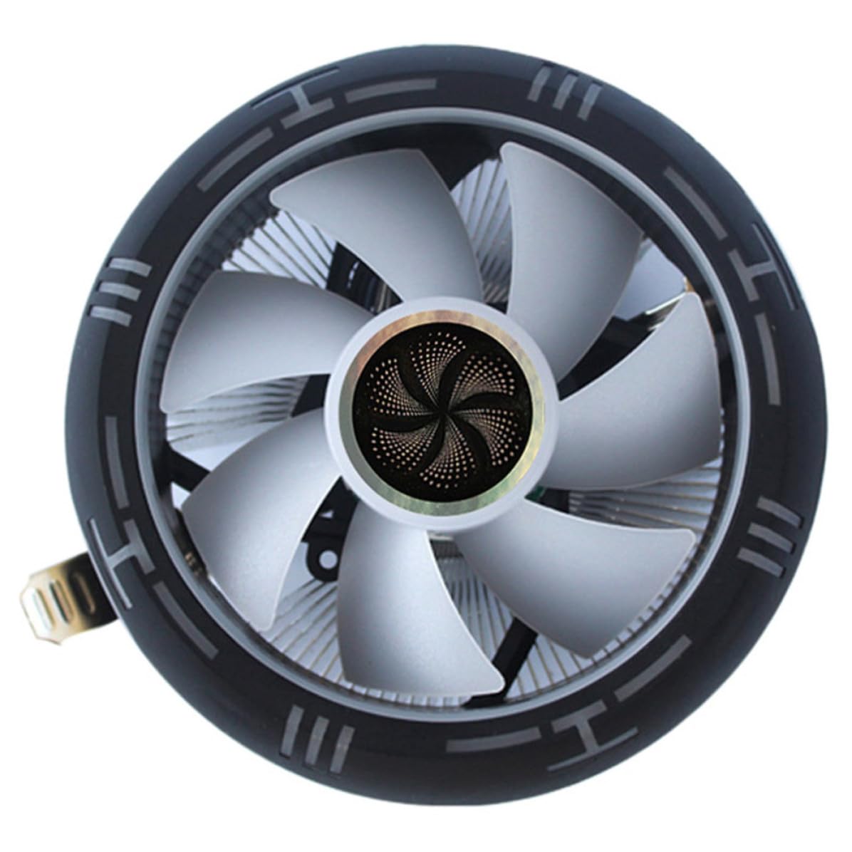 Ventilador de CPU VALICLUD de aluminio con luces RGB para refrigeración eficiente de PC de escritorio 8