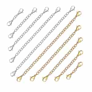 Estensori Per Collane In Acciaio - 4 Pezzi Con Gancio A Moschettone, Ideali Per Gioielli Fai Da Te - Foto 5