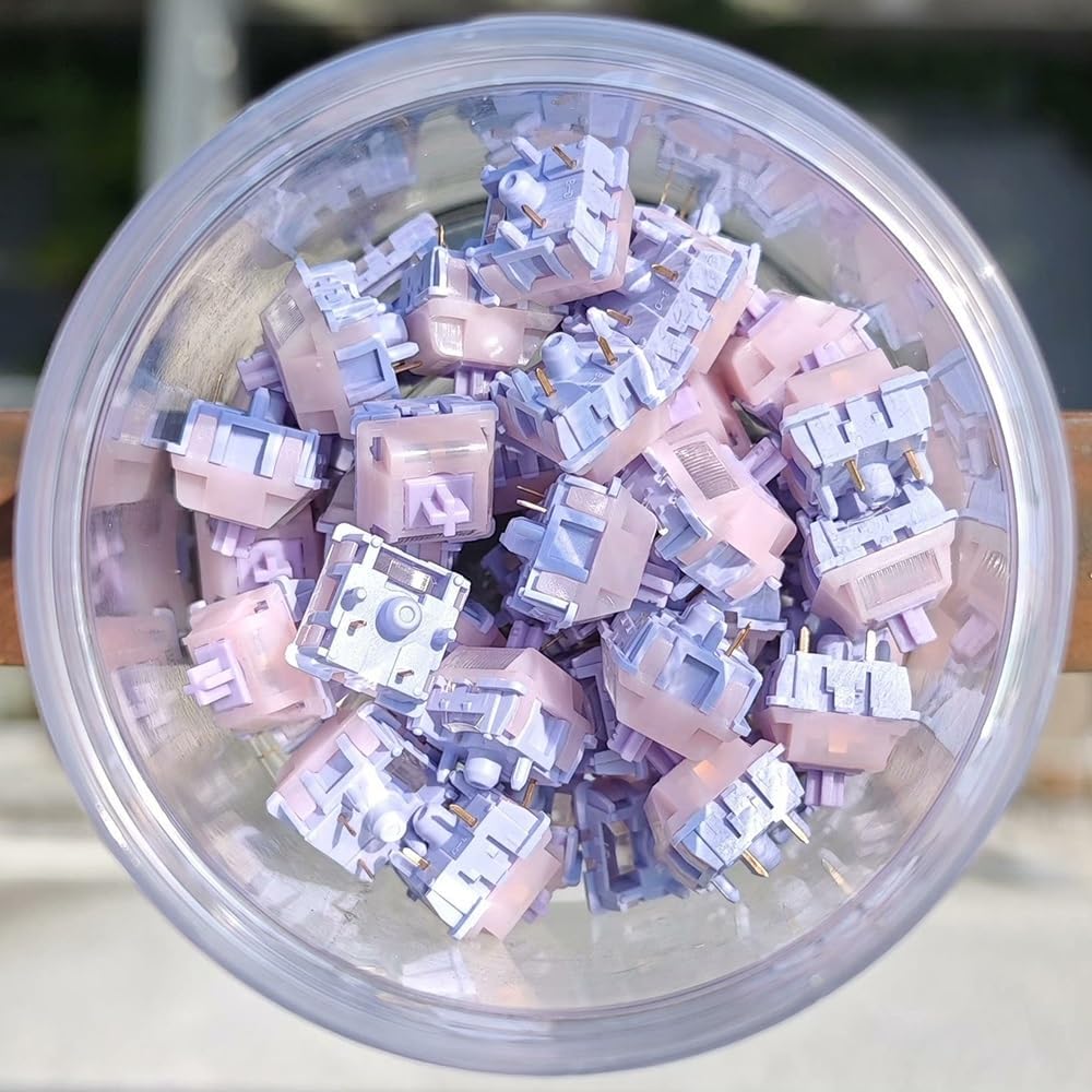 MMD Princess Ultra Thock Linear & Tactile Mechanical Switch (Lubed Version)(Tactile 60g,110PCS)