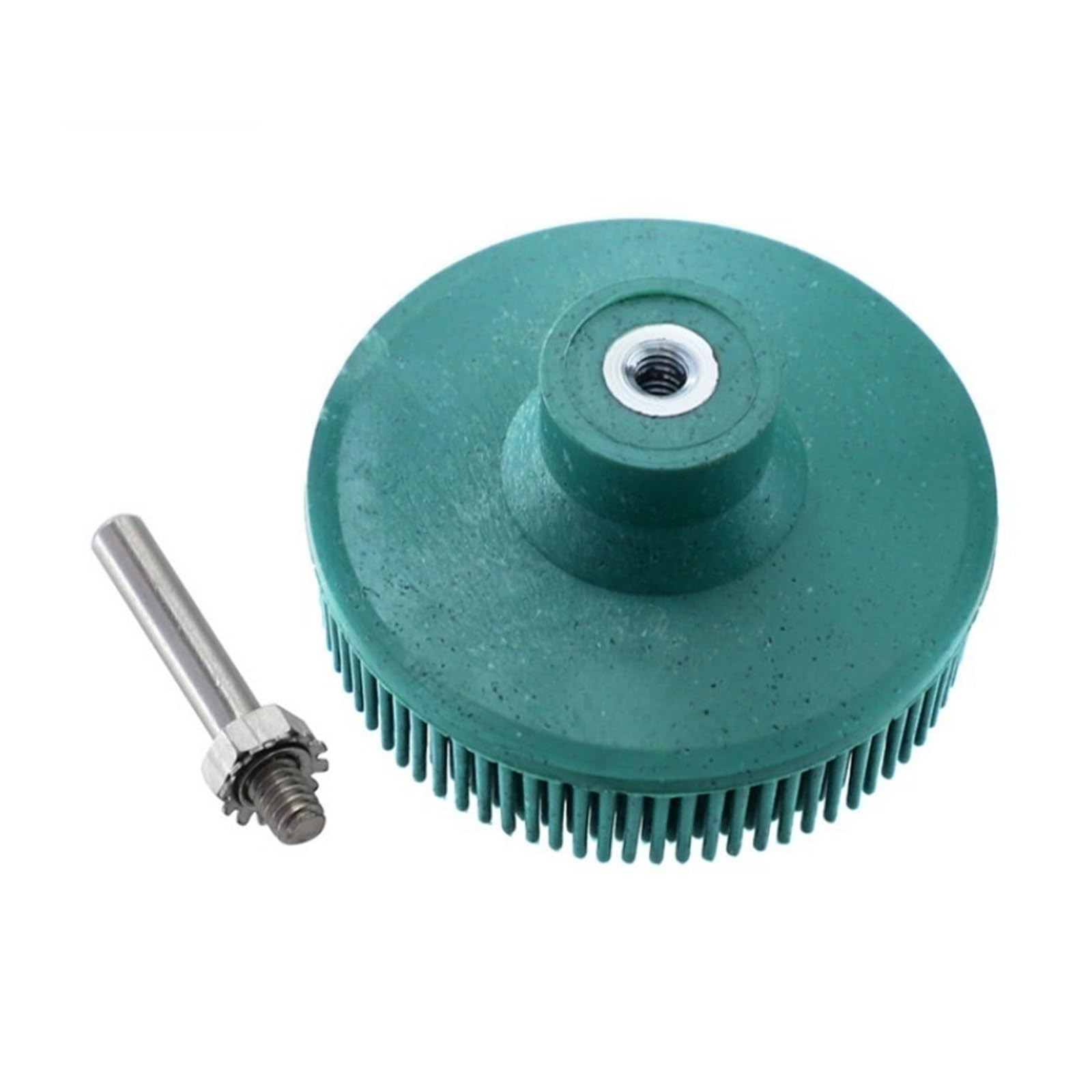 Rubber brush for electric drills 1 Uds cepillo de disco taladro eléctrico, abrasivo goma diamante, desbarbado, pulido y rectificado(S)