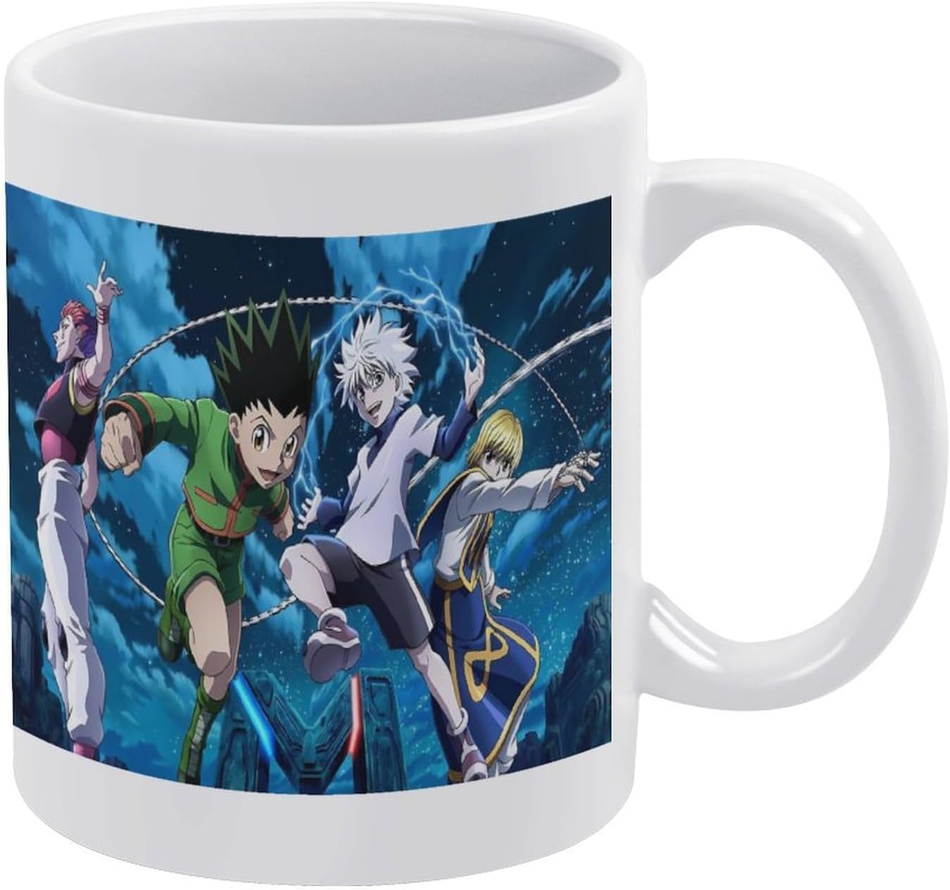 ハンター×ハンター マグカップ コップ 瀬戸物 セラミック 飲み物用 アニメ ゲーム 推し キャラ 誕生日 クリスマス プレゼント 記念品 ゲーム カフェ・オフィス・家用