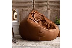 Top-Notch No-Filler Faux Leather Bean Bag: The Epitome of Comfort and Style