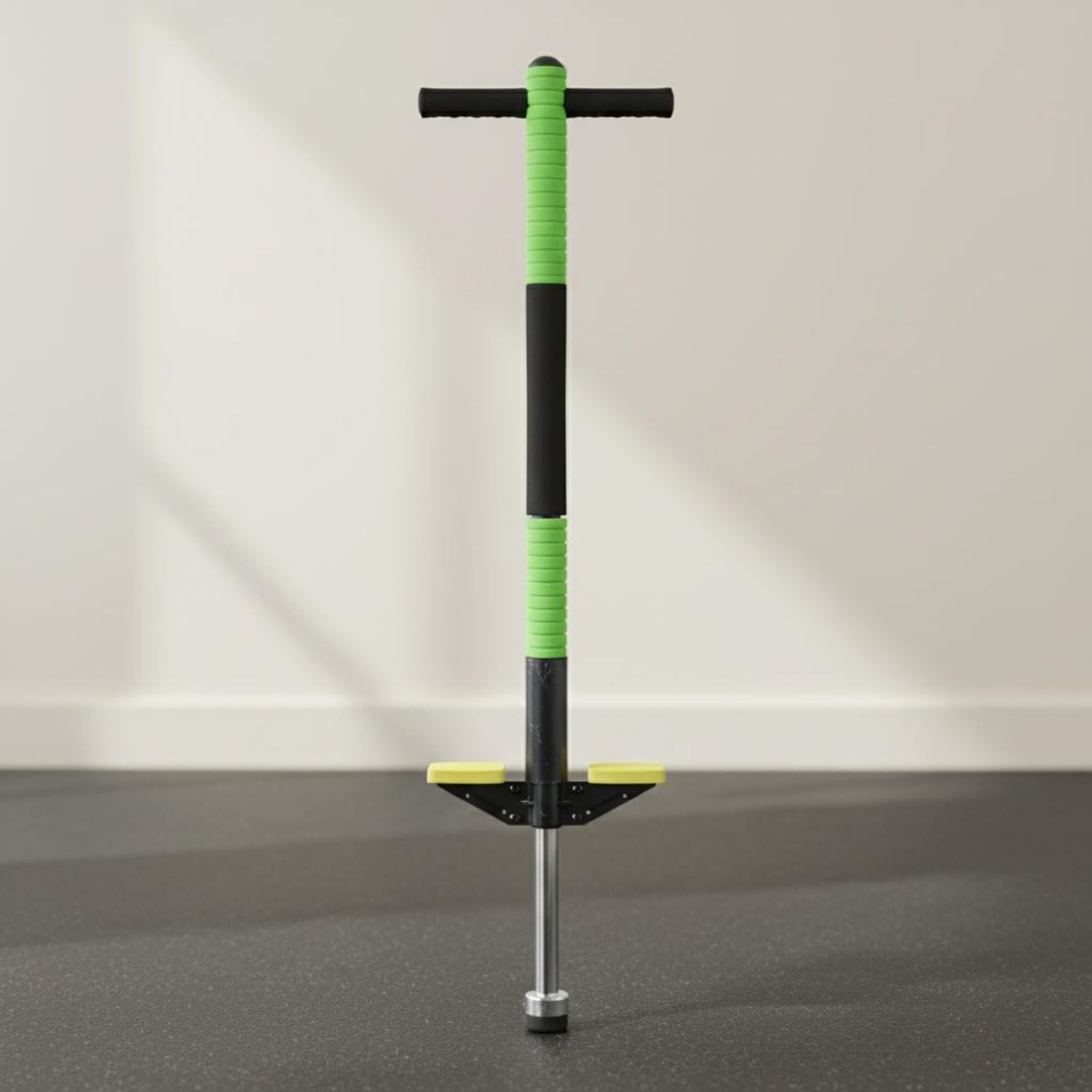 Pogo Sauterelle Enfant Jouet Saut Bâton Sauter Appareil Sautant avec Structure et Ressort Réactif pour Renforcement du Tronc Convient au Jardin Parc Loisirs, Moderne, Sportif