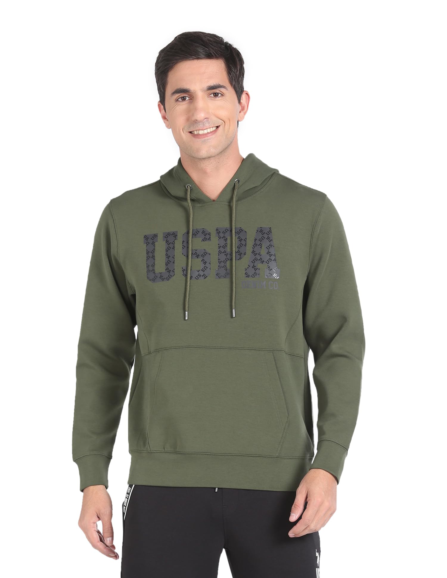 u.s. polo assn. Men's Cotton Hooded Neck Sweatshirt-picture-17
