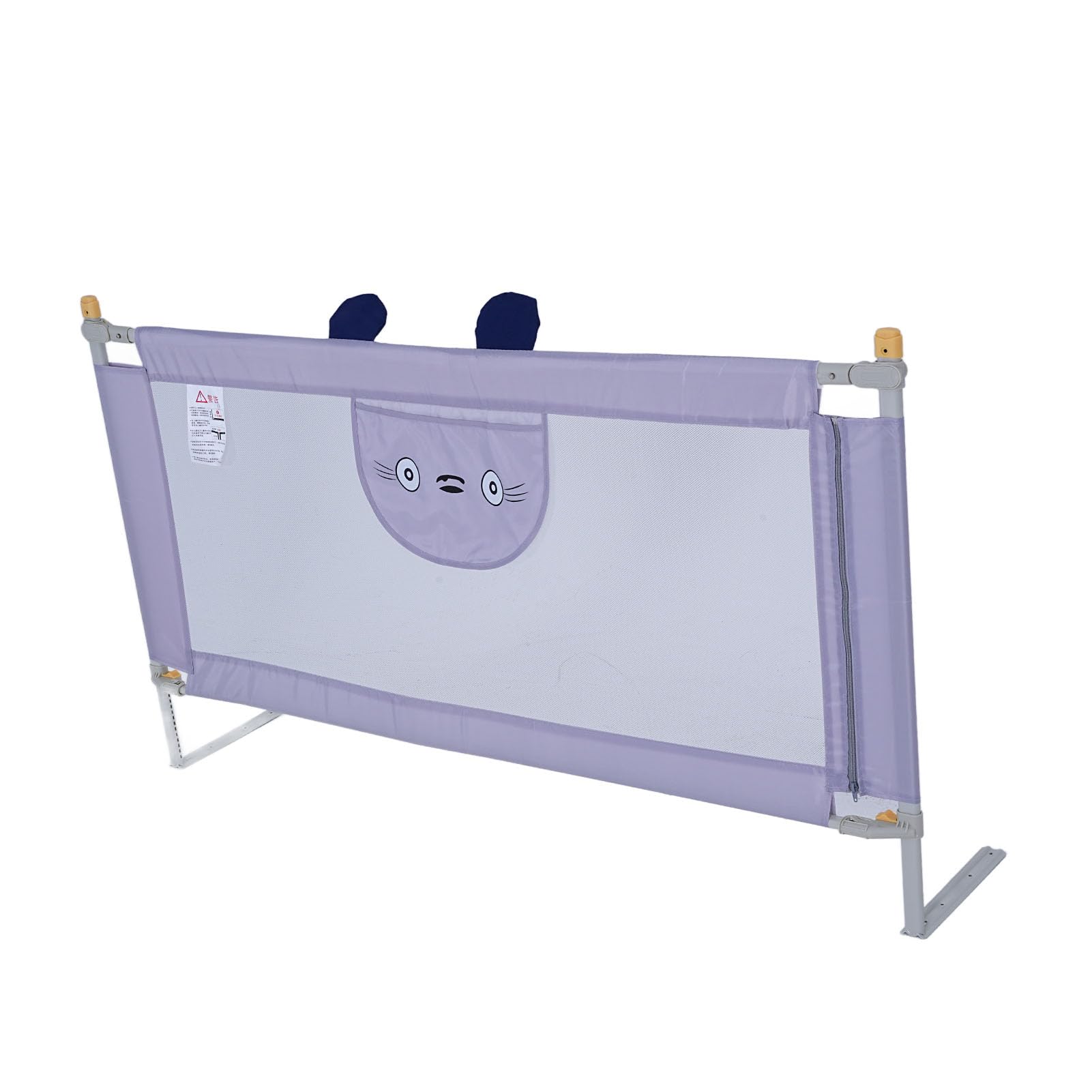 Ejoyous Protector de Barandilla para Cama de bebé, Ajustable en 30 Alturas con Doble Bloqueo, Barandillas Laterales para Cama Infantil para Tamaño Completo y Queen (1,8 m)