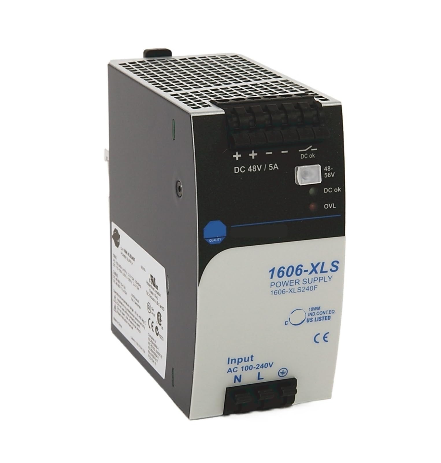 X psblty DIN Rail Power Supply 1606-XLS240F-D For Industrial Control Applications
