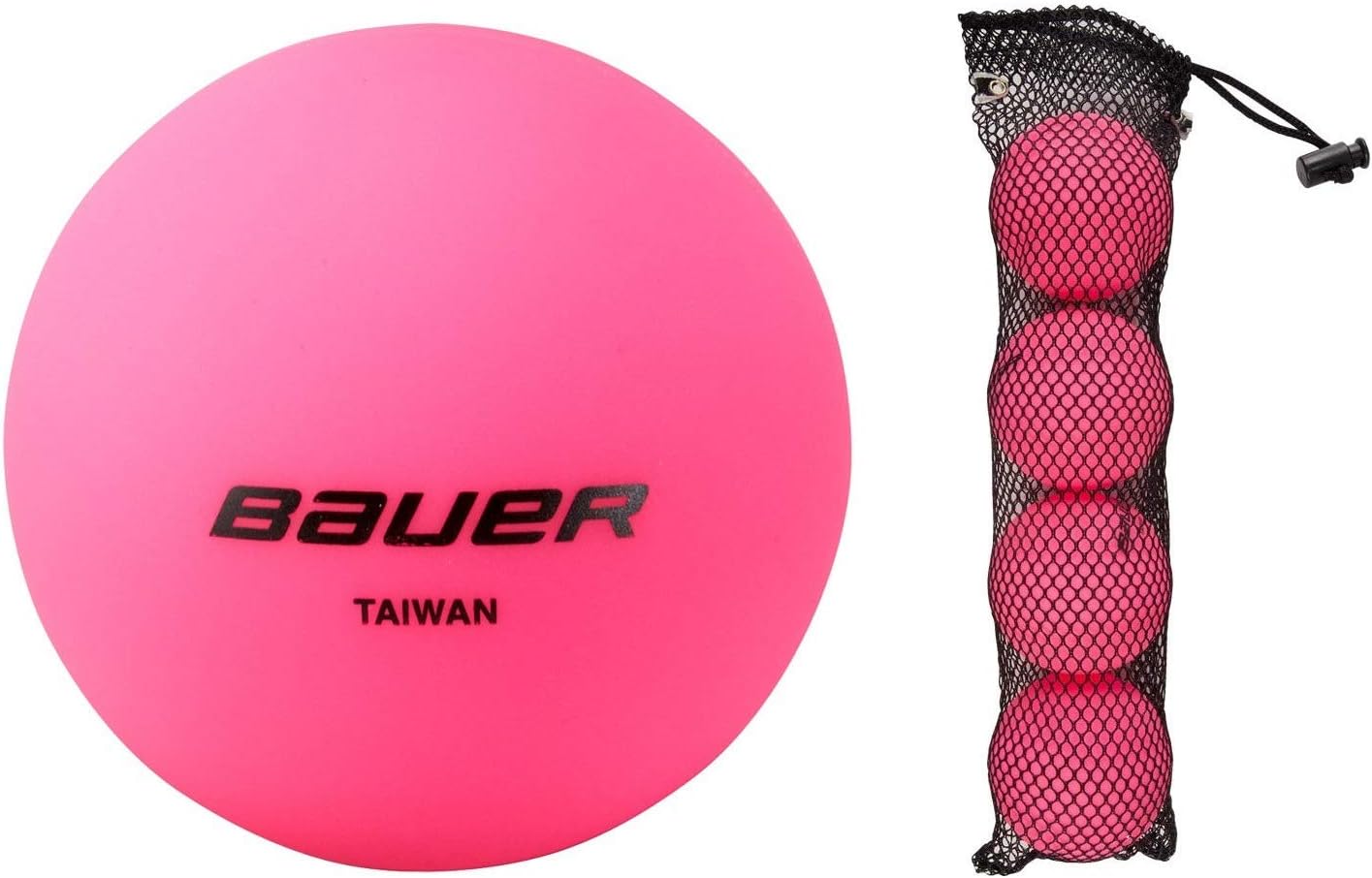 Bauer Cool Pink Hockey Ball (Pack of 4)