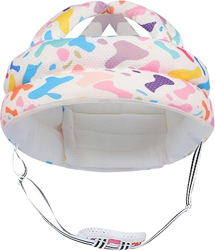 Miniatura 3 de PENINSULA LOVE Casco para caminar para niños pequeños, anticolisión, protector de cabeza ajustable, cojín de cabeza para gatear y caminar