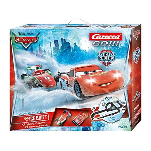 Carrera GO!!! - Disney Pixar Cars Ice Drift (Ice Rayo + Ice Francesco) Escala 1:43 (20062359)