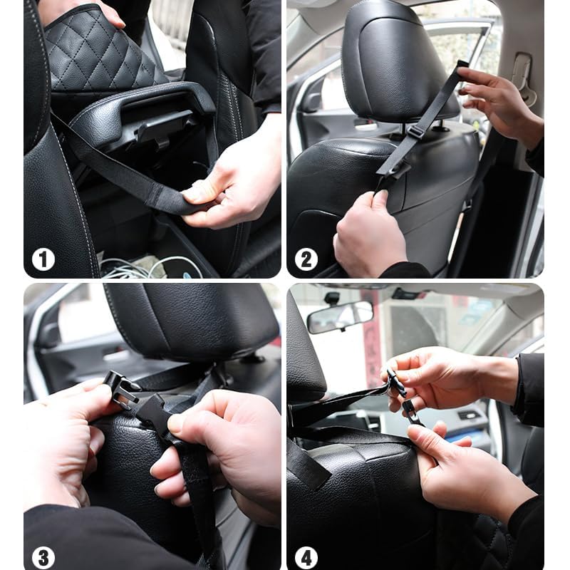 WAPEXI Auto Haustier Absperrnetz Für VW Multivan T7 - 3-lagig Mit Aufbewahrungstasche