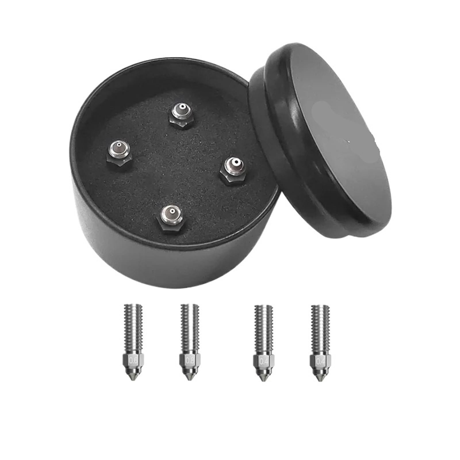 Kit ugelli CREA-LITY 4 pezzi K1 Max in lega di rame, acciaio temprato bimetallico, alimentazione uniforme 600 mm/s for stampante 3D K1/K1 Max