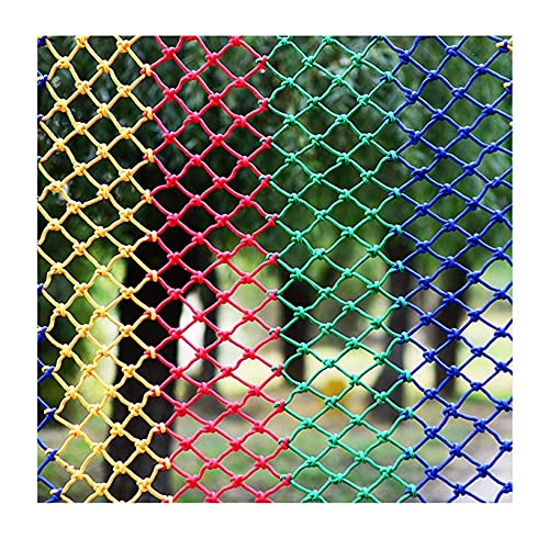 HAPPLiGNLY Railing Swing Nylon Net, Outdoor Stair Sun Protection Rope, Child Safety Net Garden Fence Decoration Net, Playground Rope Netting, Balcony Cargo Net Stair Anti-Falling Net Rope net