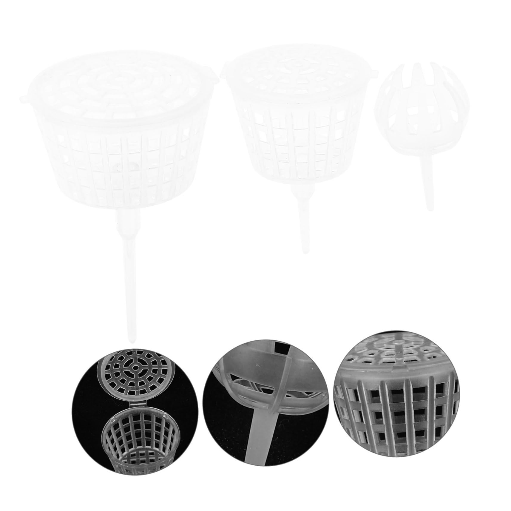 Toyvian 15 Pièces Boîtes de Fertilisation Plastique pour Plantes Bonsai Bacs avec Couvercle Outils de Jardinage Pratiques et Réutilisables