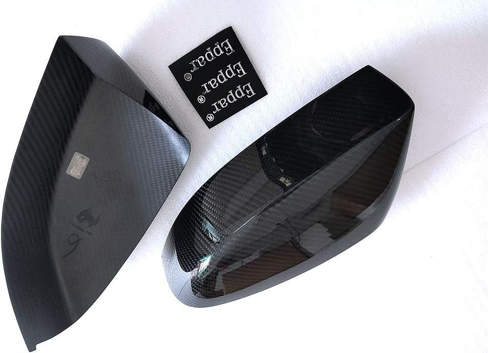 New Carbon Fiber Mirror Cover 2PCS for Maserati Ghibli 2018 2019 (Sticker 2PCS)