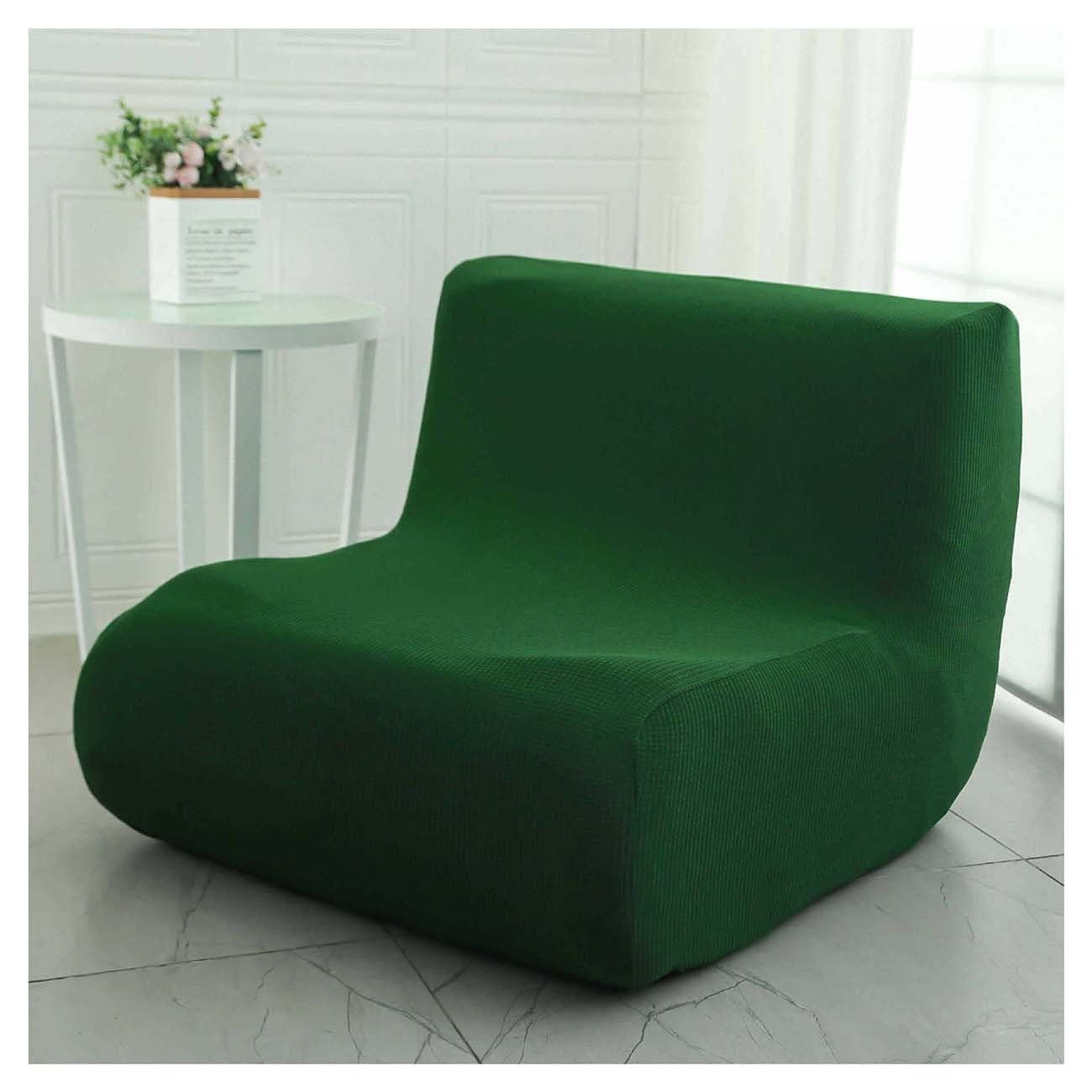 Elysysrl #9 Armless Sofa Cover Lazy Floor Armless Chair Slipcover Folding Sofa Bed Cover Non-Armrest Furniture Protector Without Armrests For Kids Dog Cat (Color : )