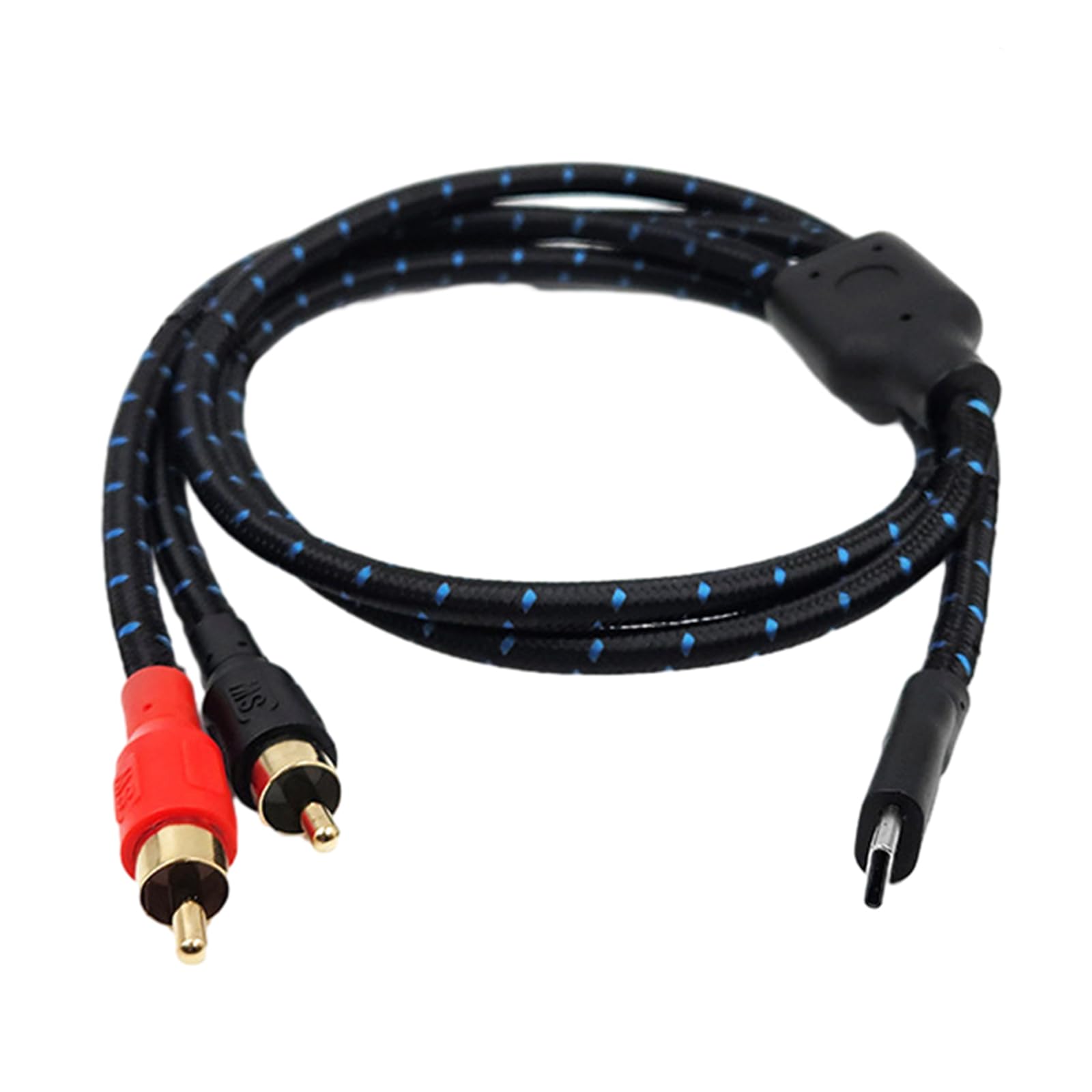 Câble de type C vers 2 répartiteurs USB C mâle double mâle adaptateur multiprise - 8