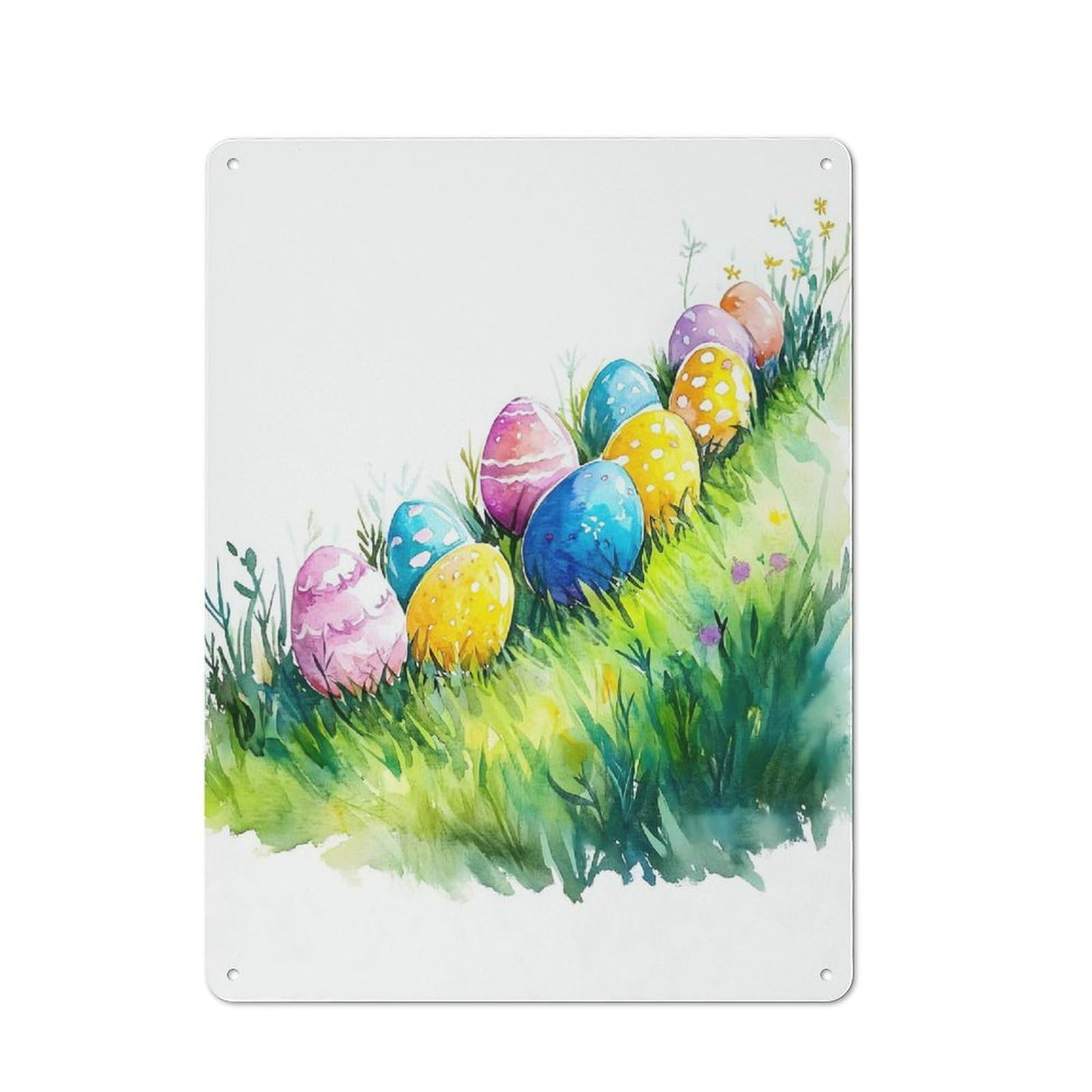 For Hobby Room Or Studio, Easter Egg Hunt Retro-style Tin Sign 40x30cm, for Room Styling Across Hobby Rooms And Studios